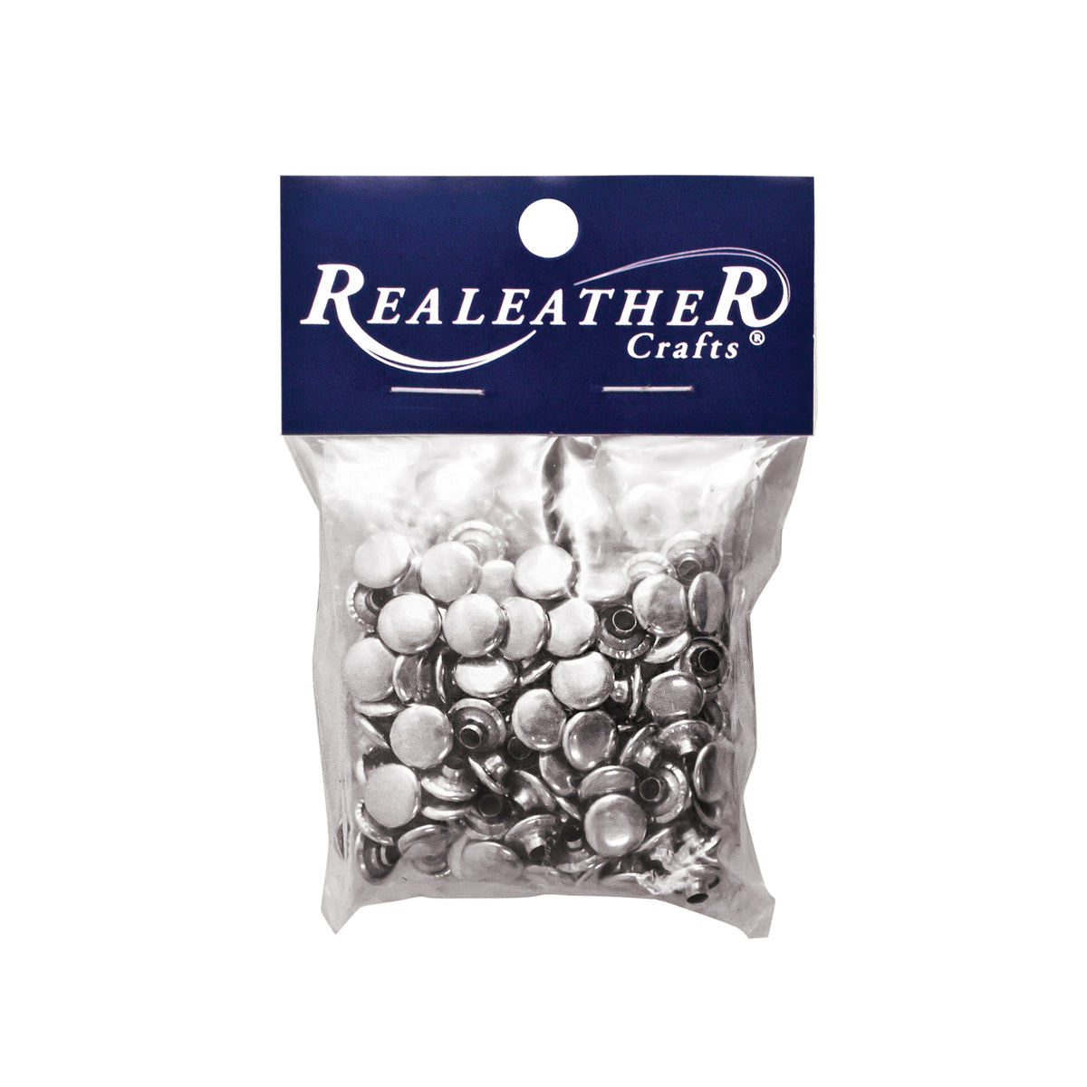 Medium Rivets, Nickel, 100/pk