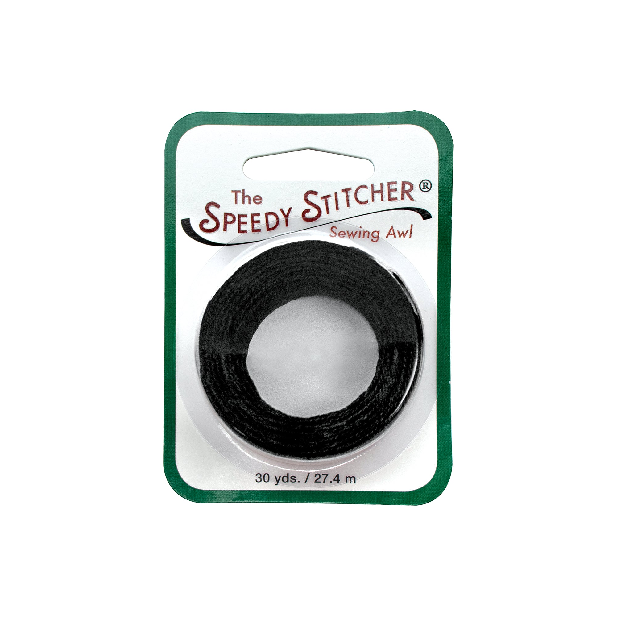 Waxed Thread, Black, 25 yd