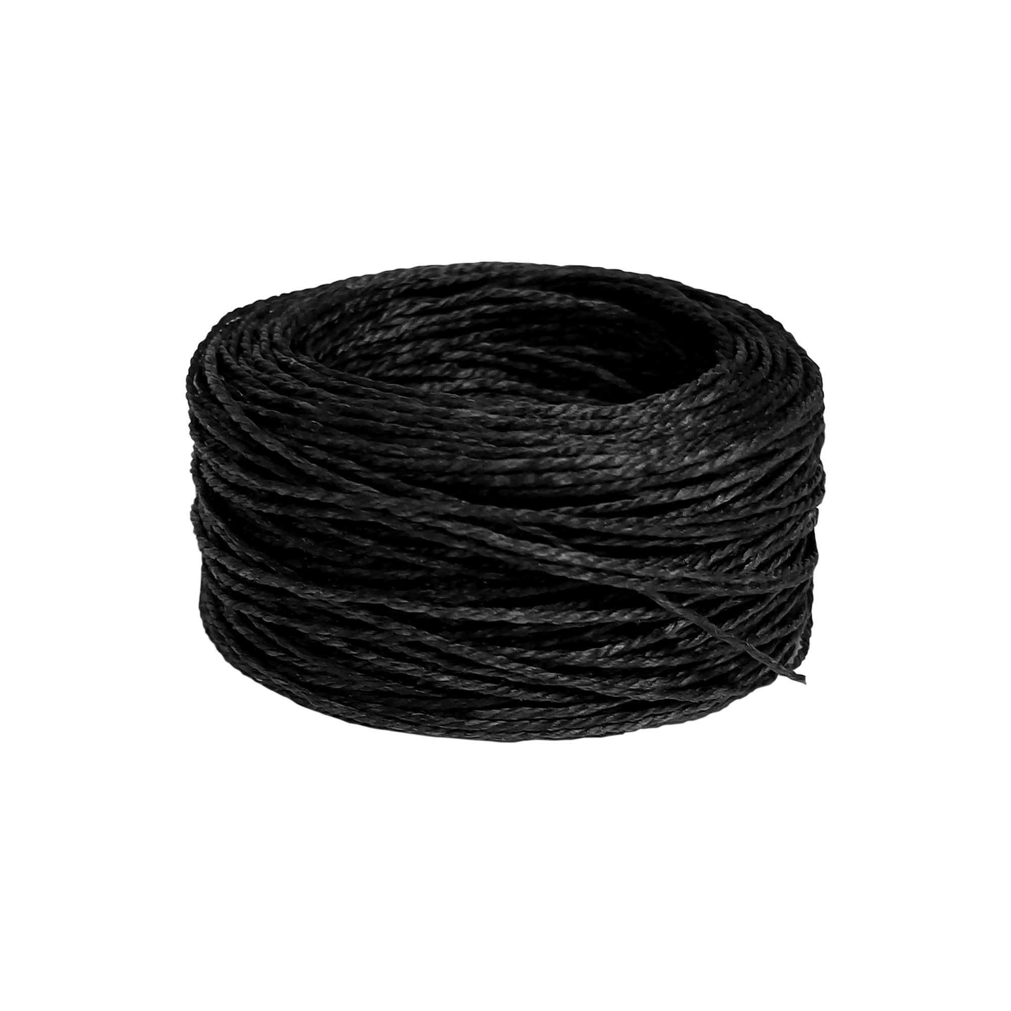 Waxed Thread, Black, 25 yd