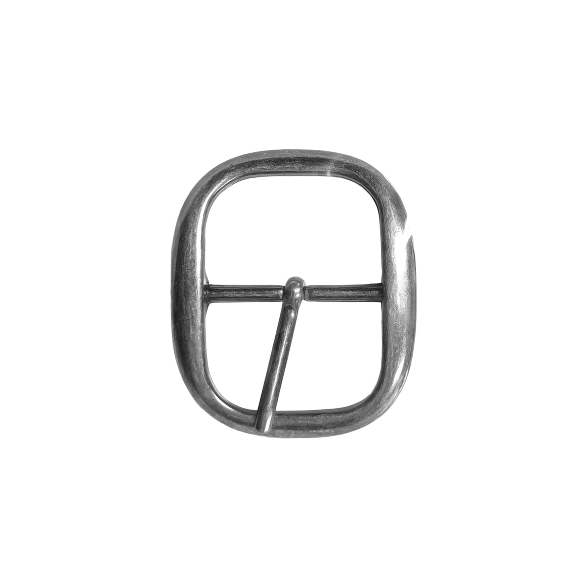 Belt Buckle, 1.5", Antique Nickel