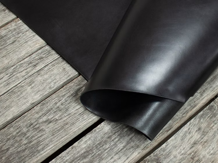 Bridle Leather Sides, 10/12 oz, Black