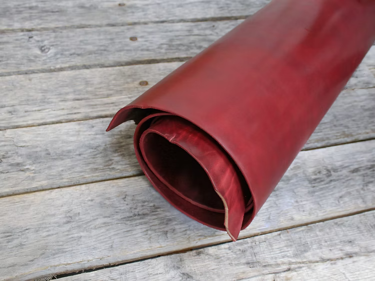 Latigo Side, 5/7 oz, Burgundy