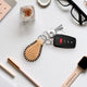 Laced Leather Key Fob