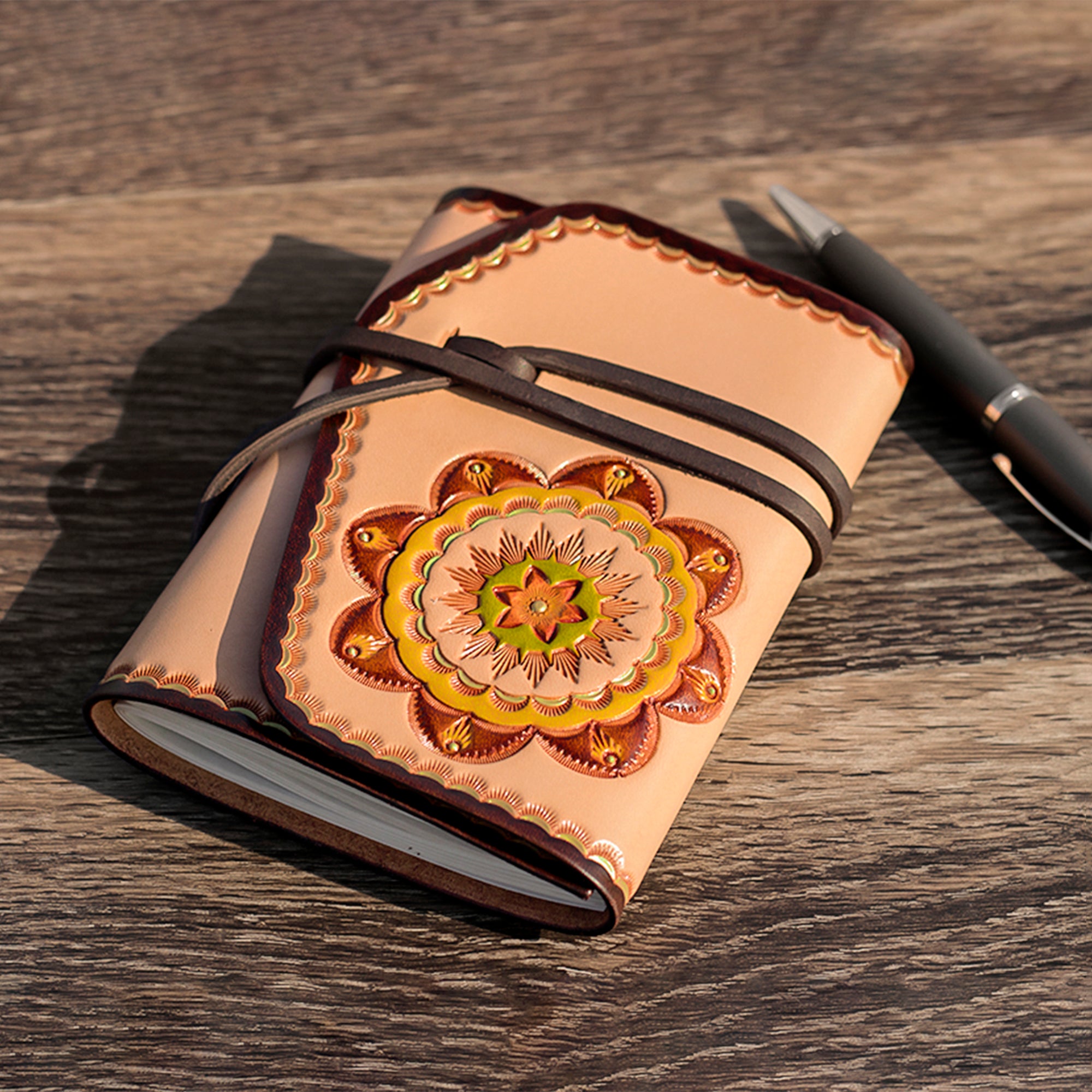 Leather Journal Kit, Brown