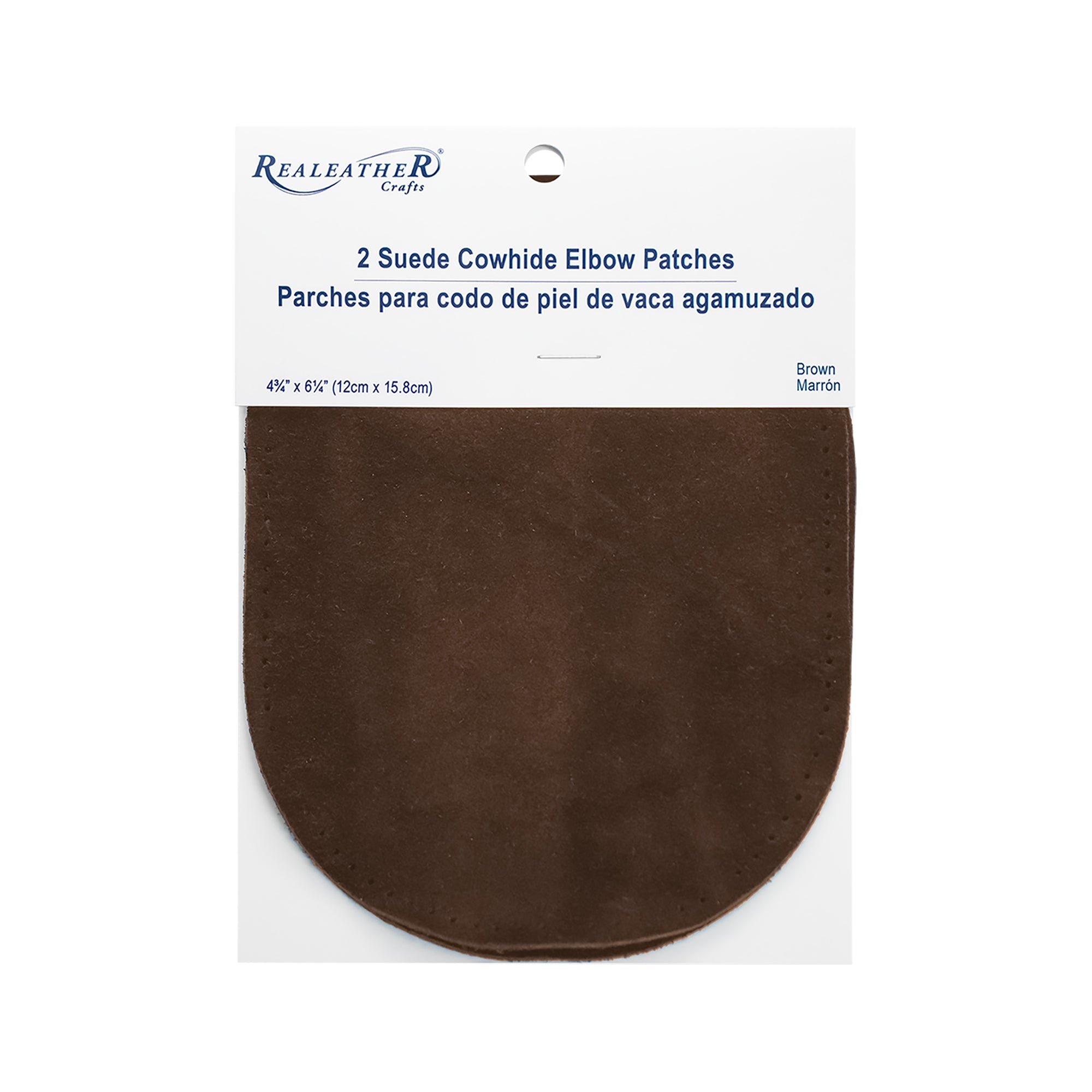 Suede Cowhide Elbow Patch, 2/pk