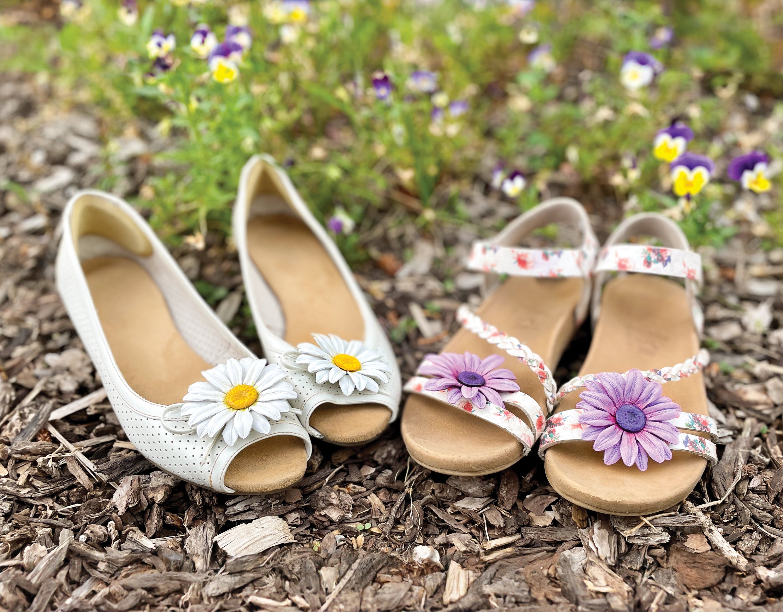 Daisy Flower Kit, Natural, 2/pk