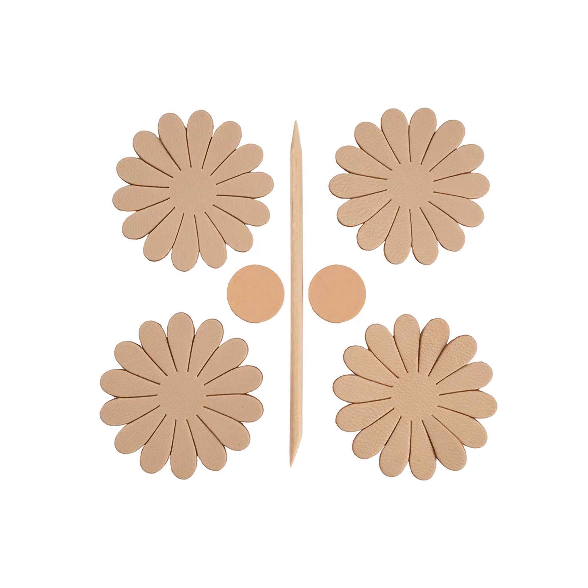 Daisy Flower Kit, Natural, 2/pk