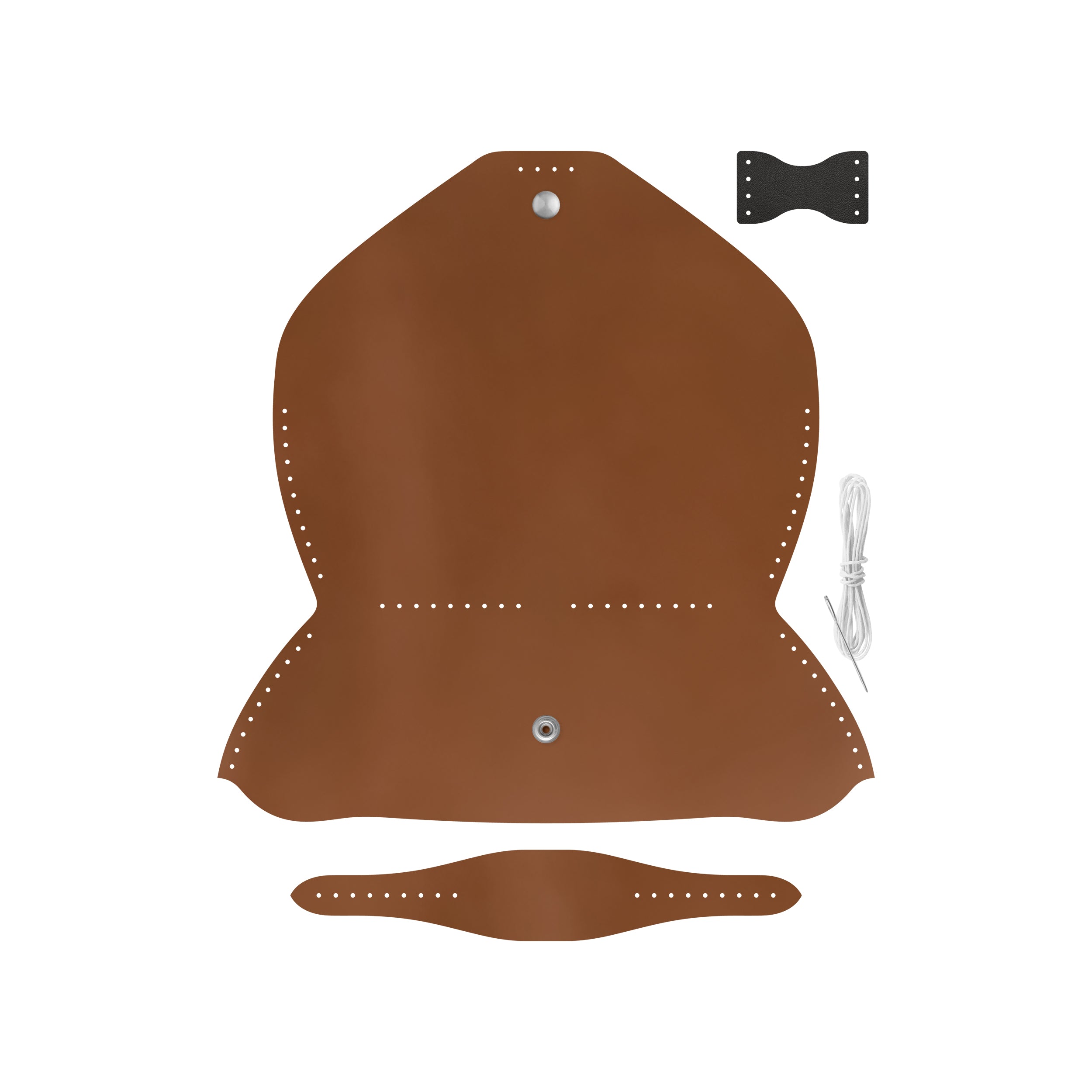 Essential Eyewear Case Leather Kit, Vermont, Cognac