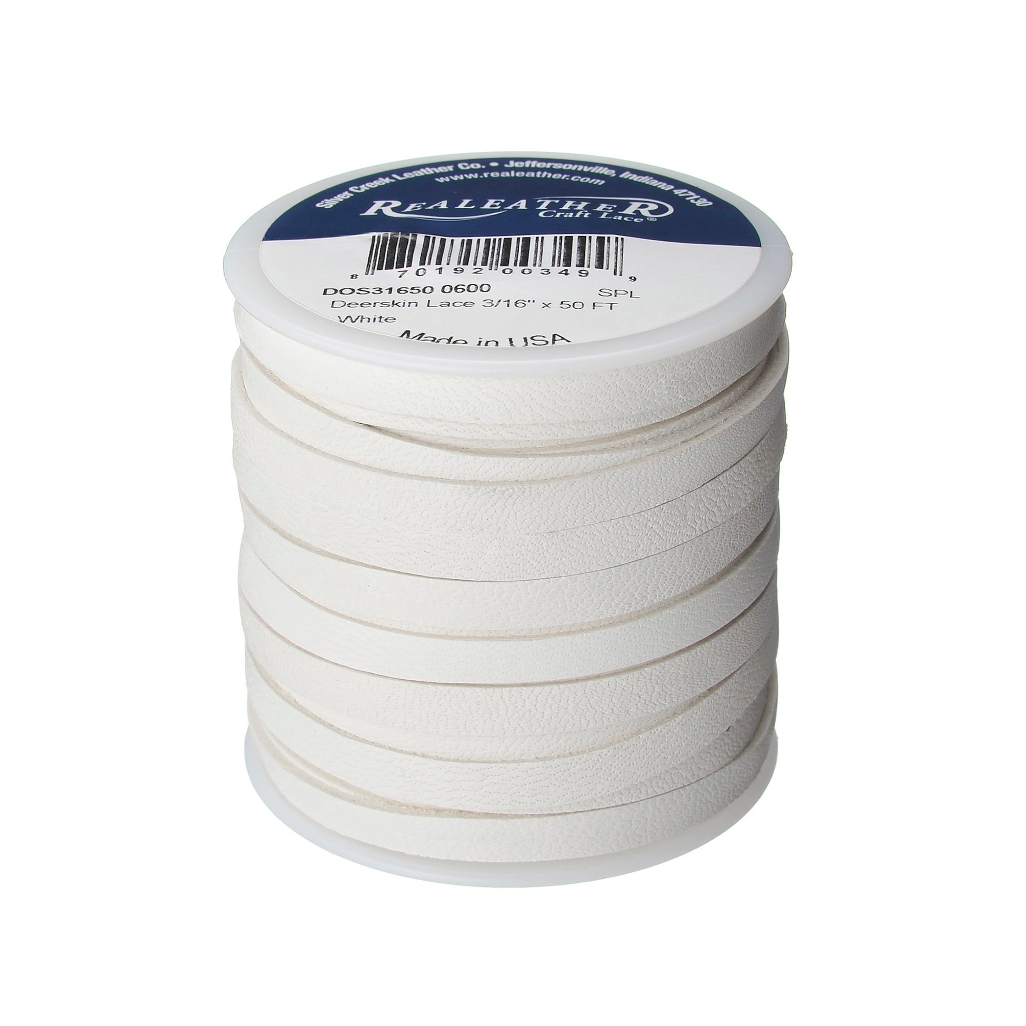 Deerskin Lace Spool, 3/16" x 50 ft
