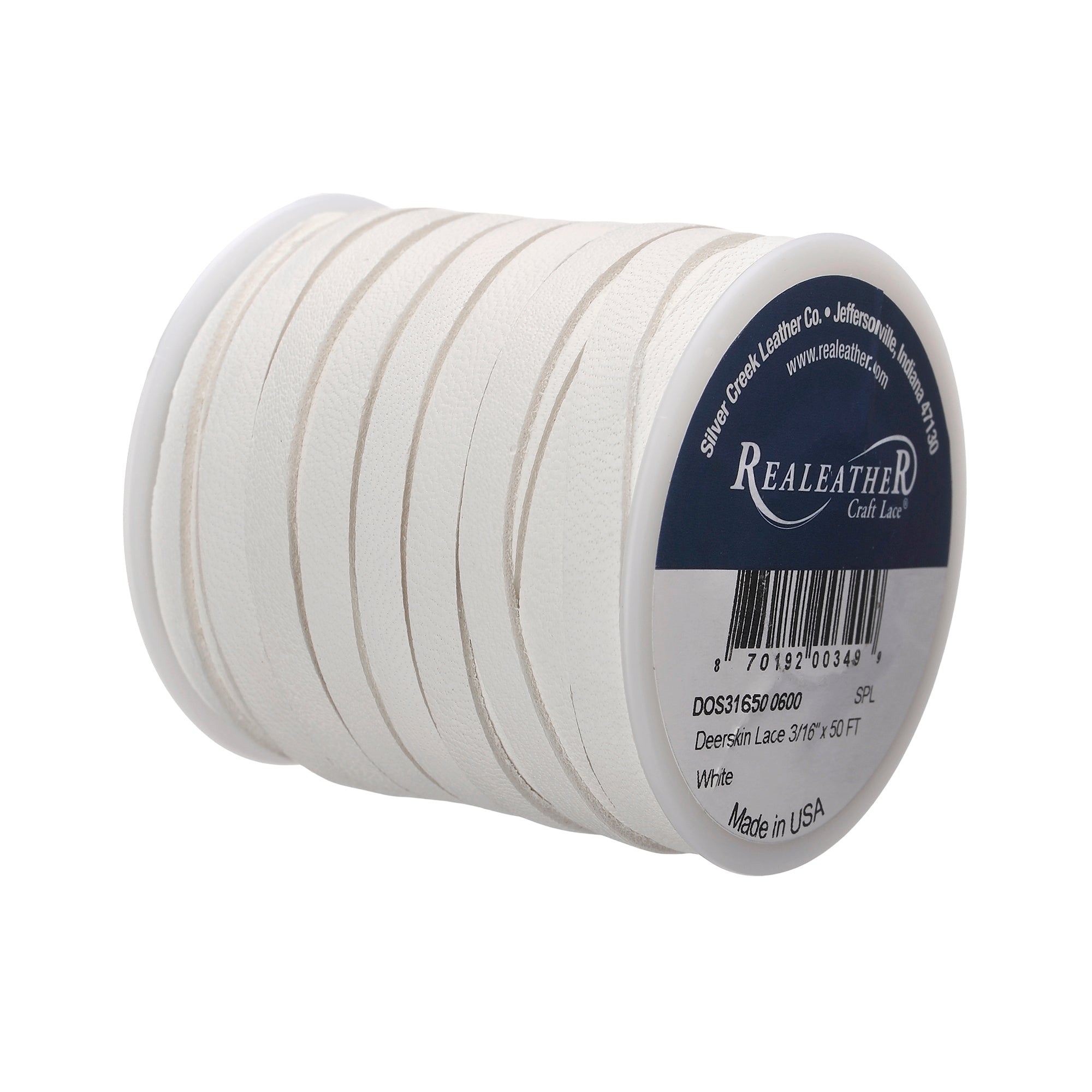 Deerskin Lace Spool, 3/16" x 50 ft