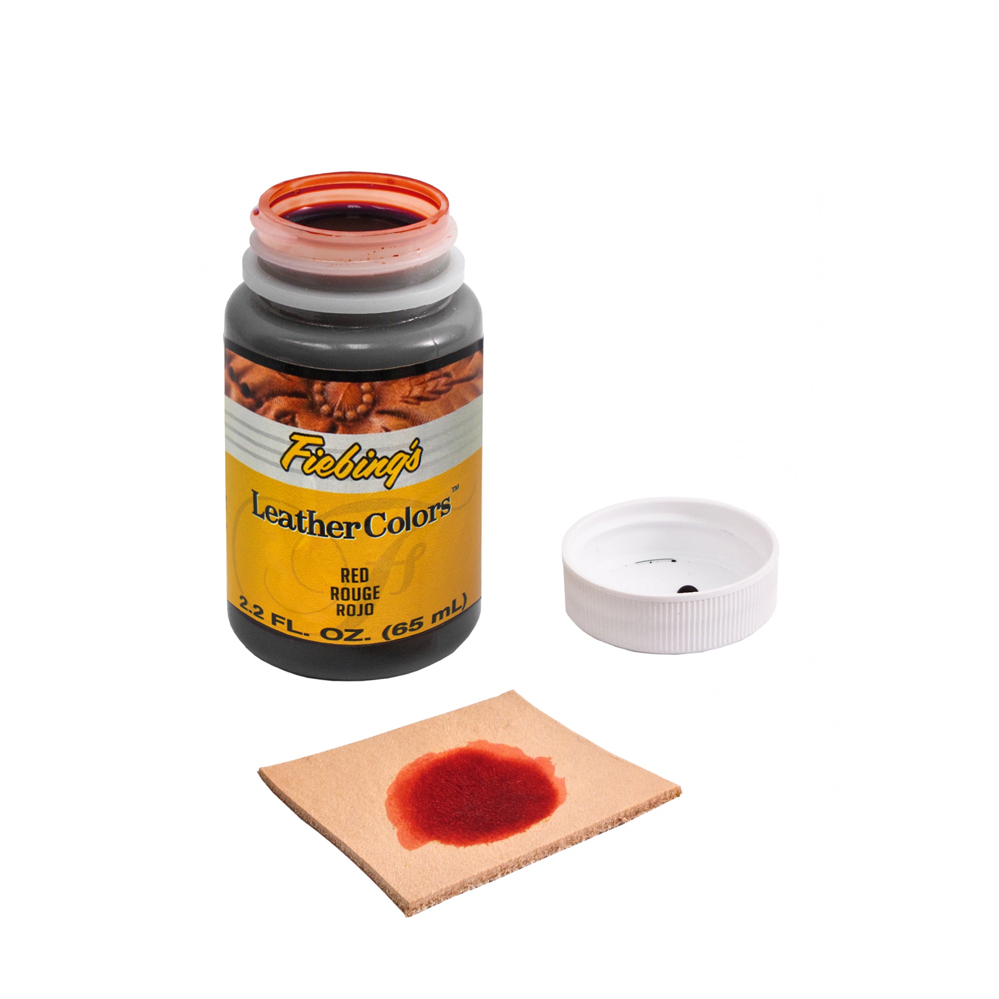 Fiebings Leather Dye, Red, 2 oz