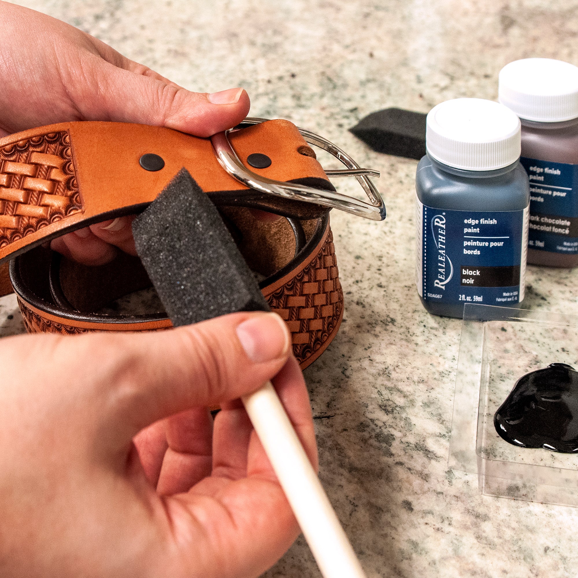 Leather Acrylic Edge Finish Kit