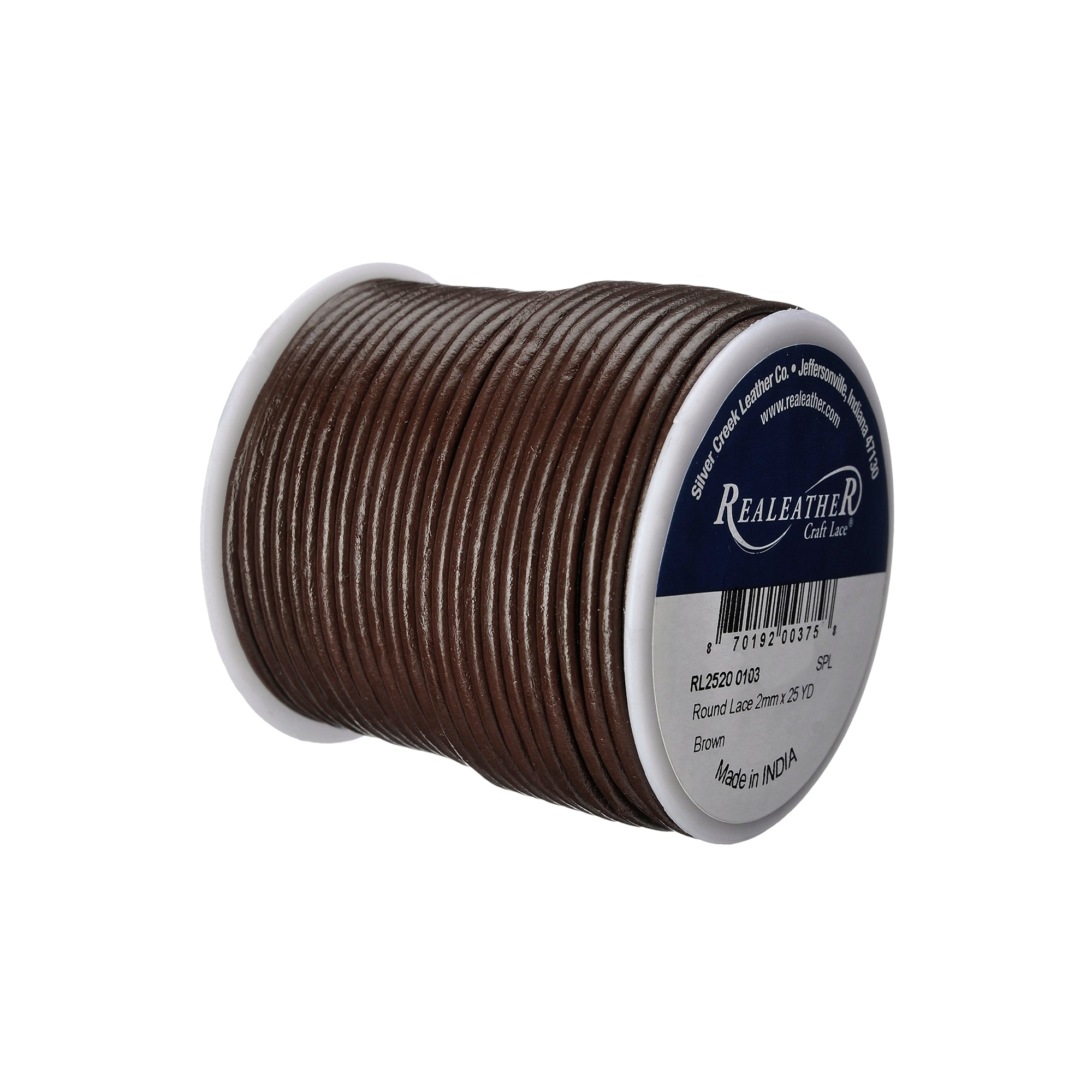 Round Lace Spool, 2 mm x 25 yd