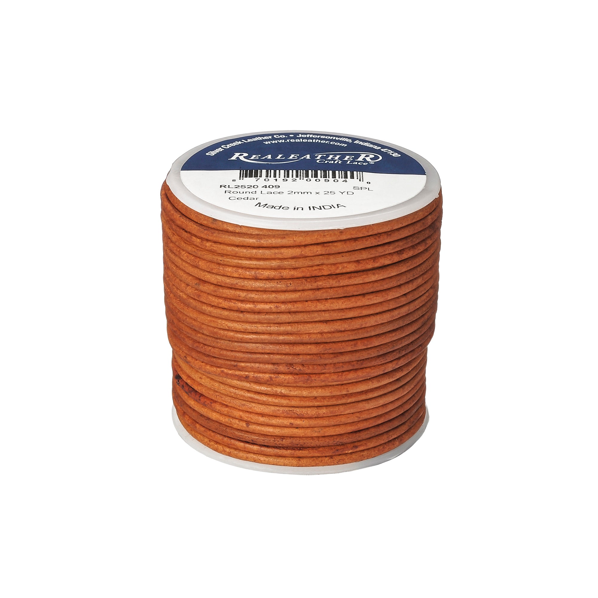 Round Lace Spool, 2 mm x 25 yd