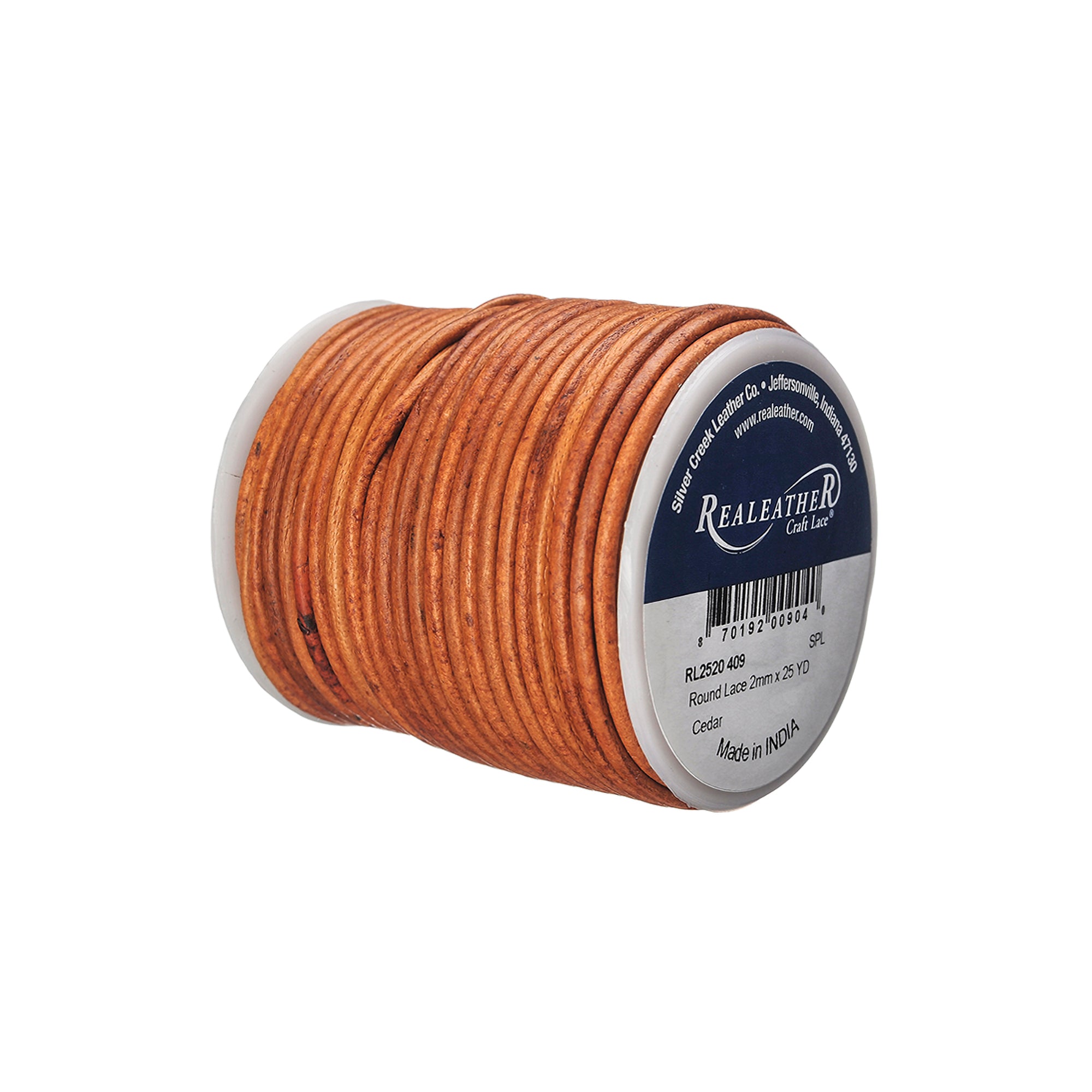 Round Lace Spool, 2 mm x 25 yd