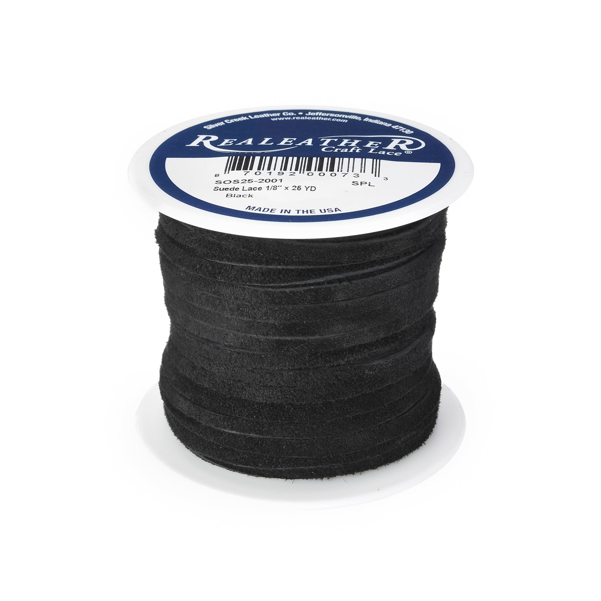 Suede Lace Spool, 1/8" x 25 yd