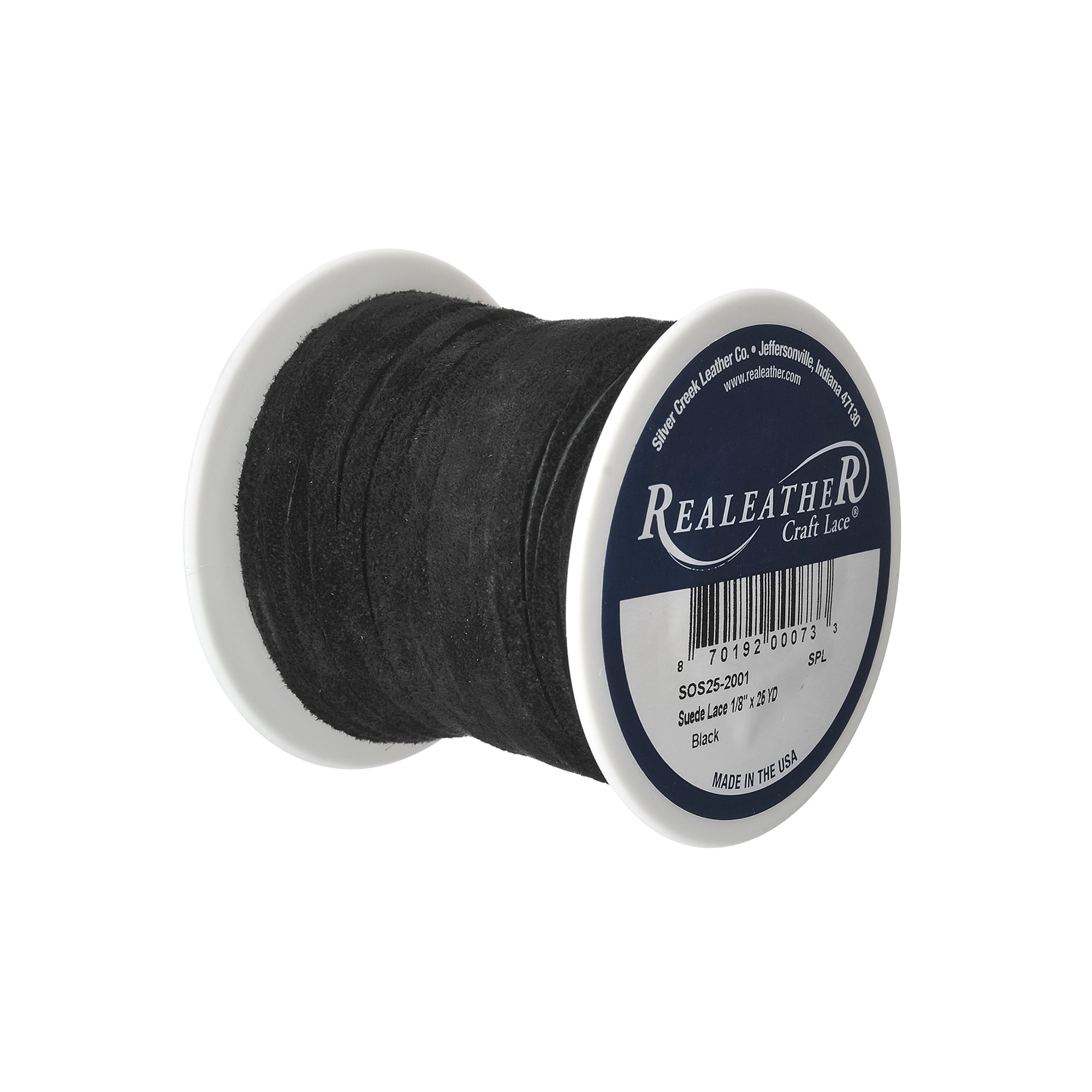 Suede Lace Spool, 1/8" x 25 yd