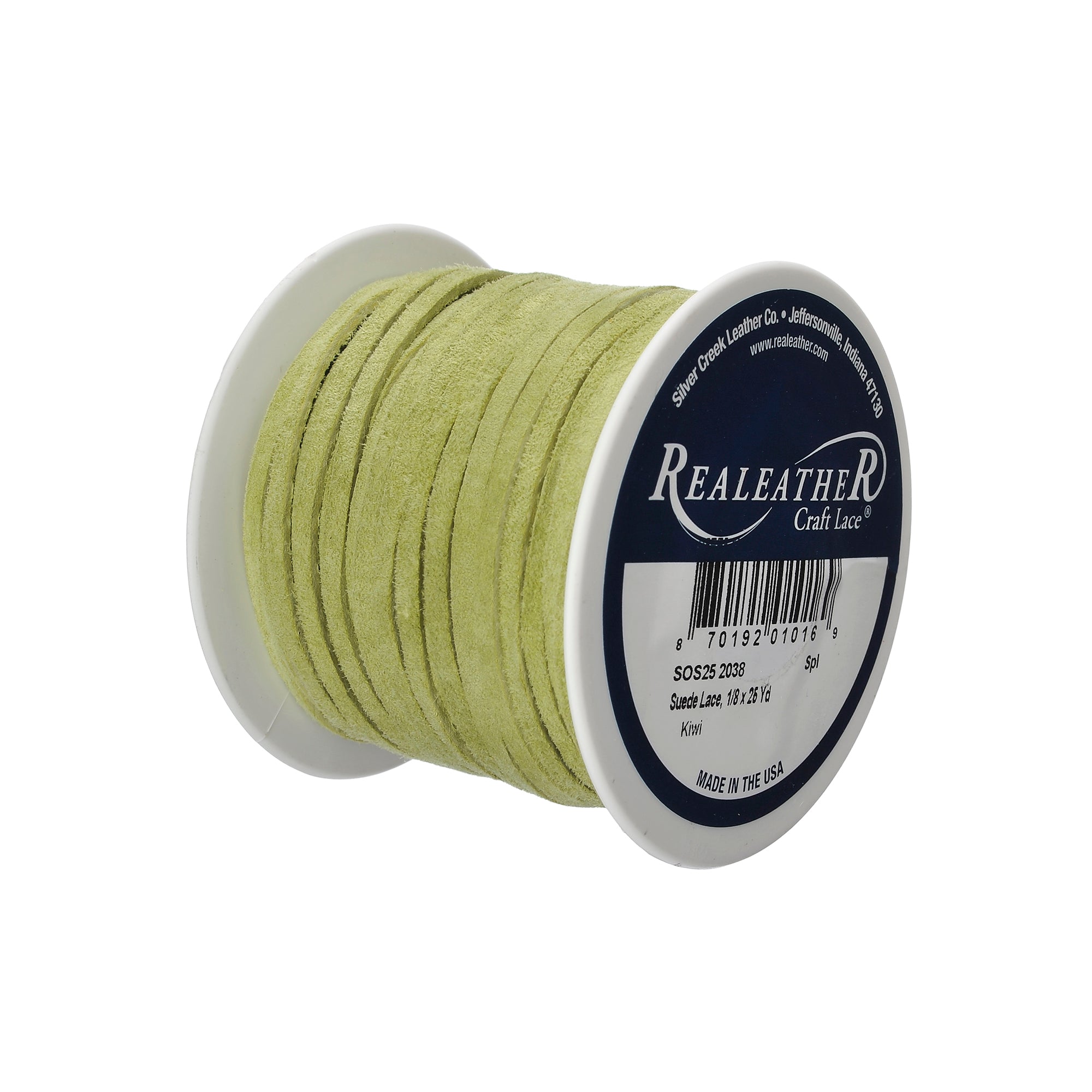 Suede Lace Spool, 1/8" x 25 yd