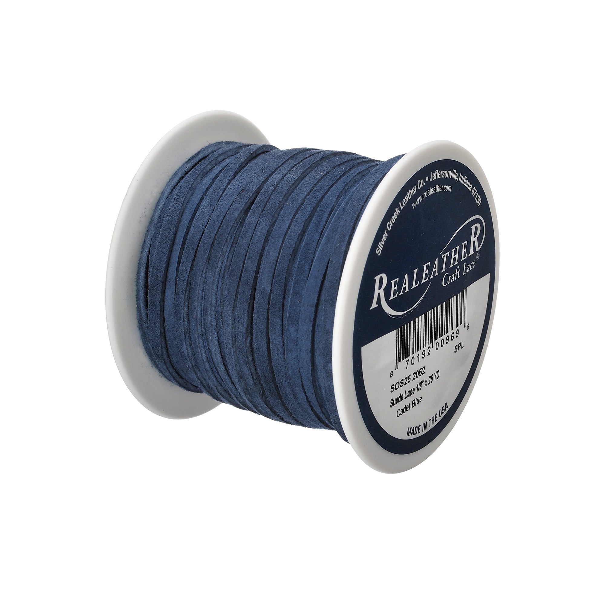 Suede Lace Spool, 1/8" x 25 yd