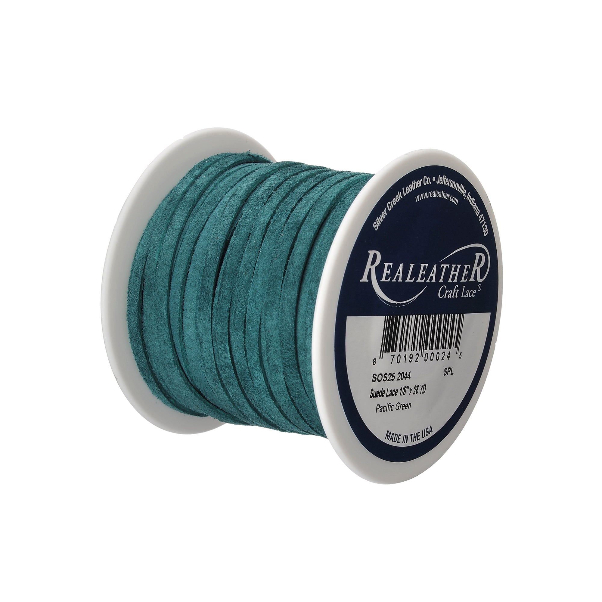 Suede Lace Spool, 1/8" x 25 yd