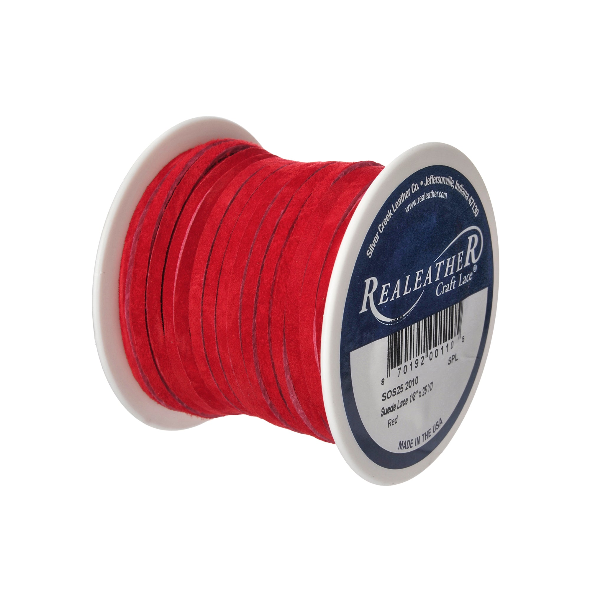 Suede Lace Spool, 1/8" x 25 yd