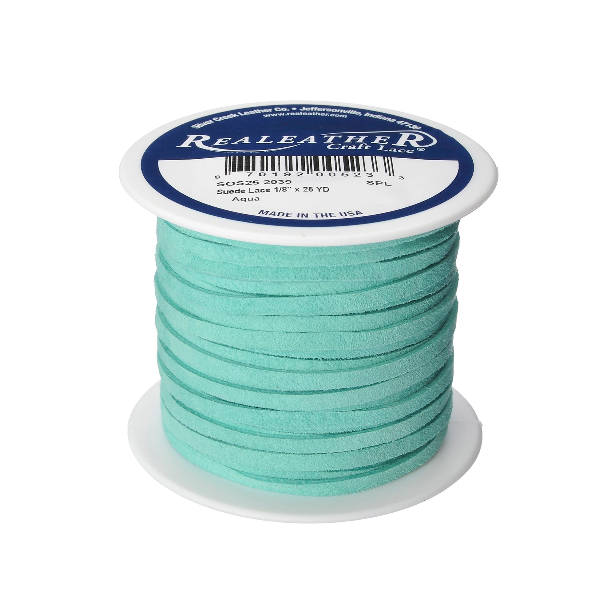 Suede Lace Spool, 1/8" x 25 yd