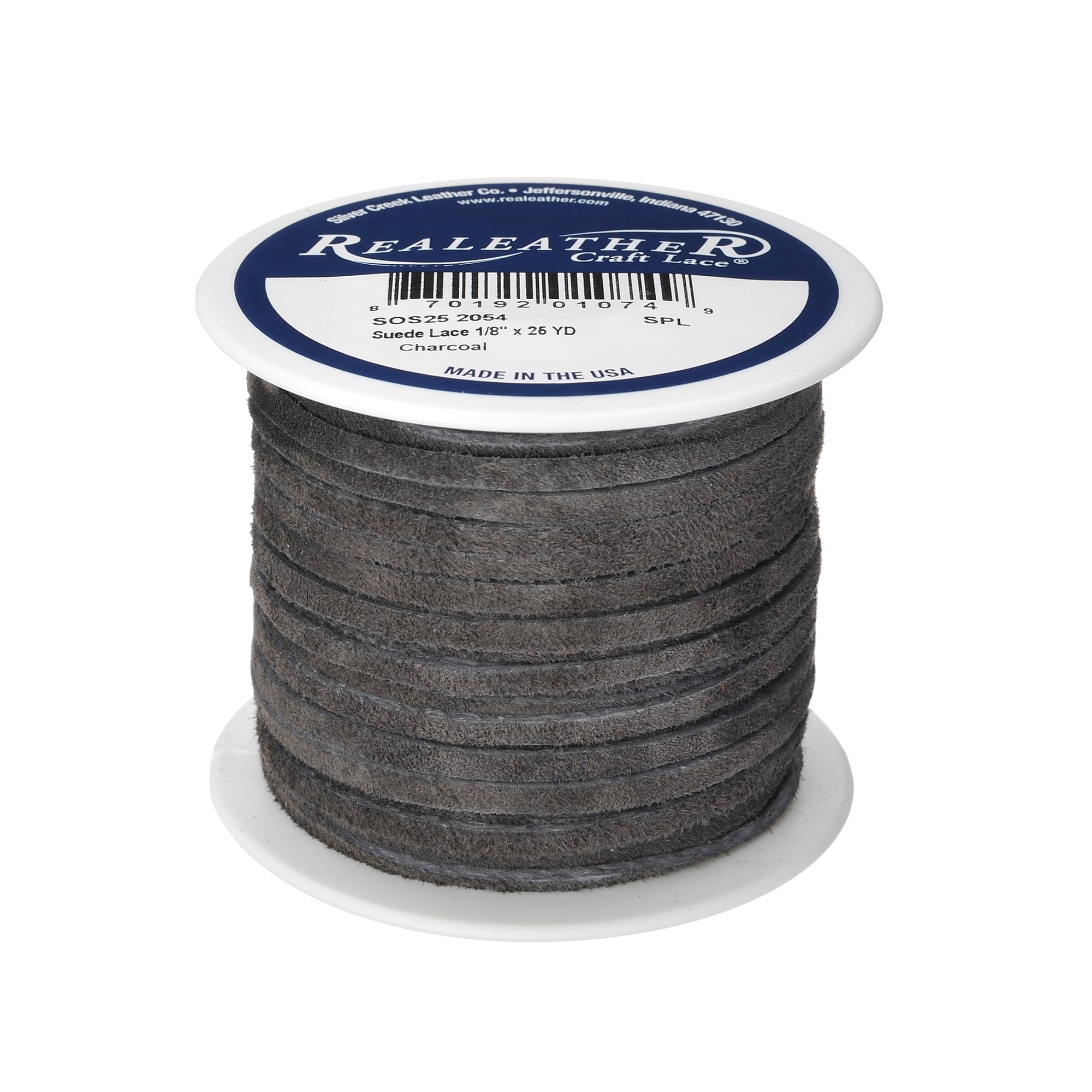 Suede Lace Spool, 1/8" x 25 yd