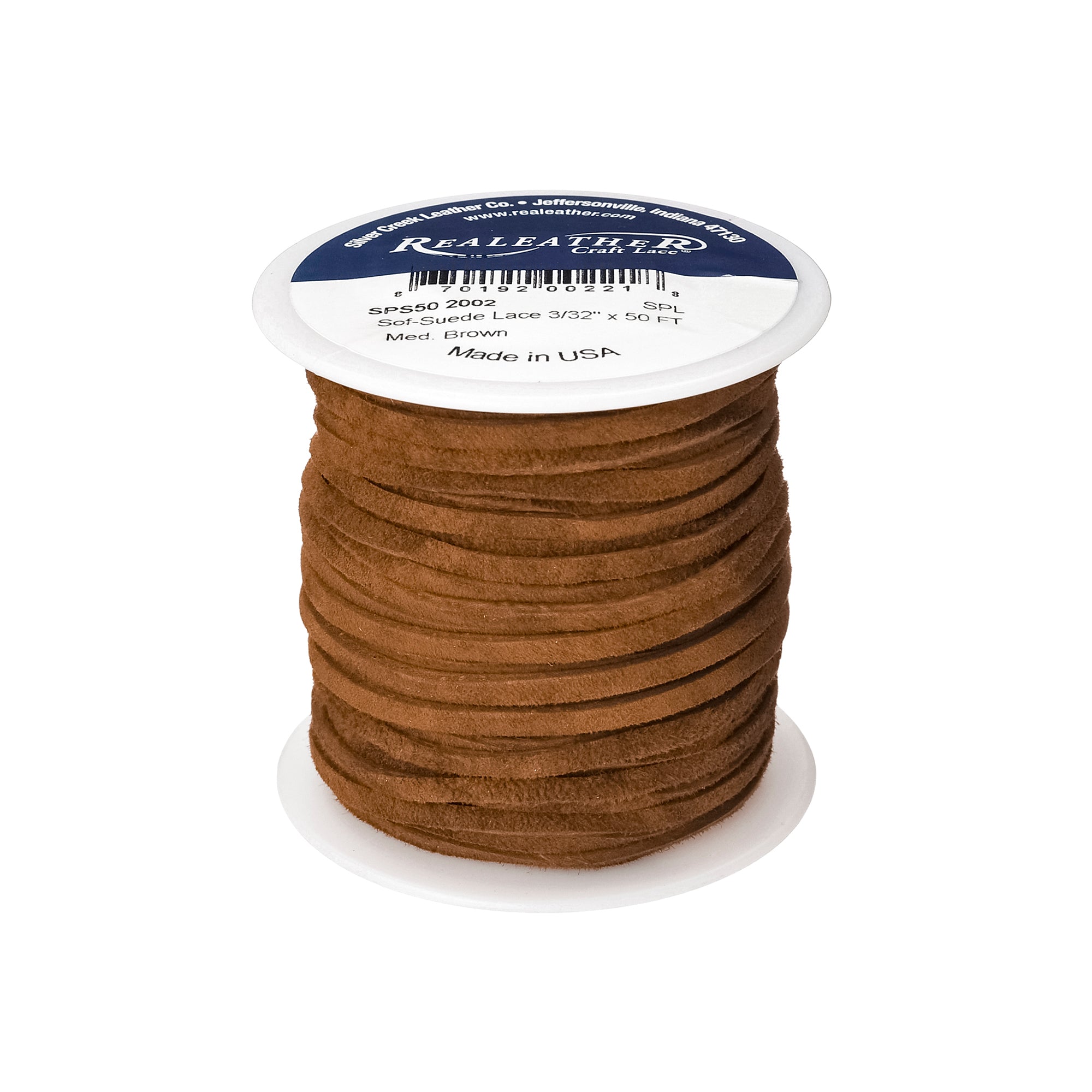 Sof-Suede Lace Spool, 3/32" x 50 ft