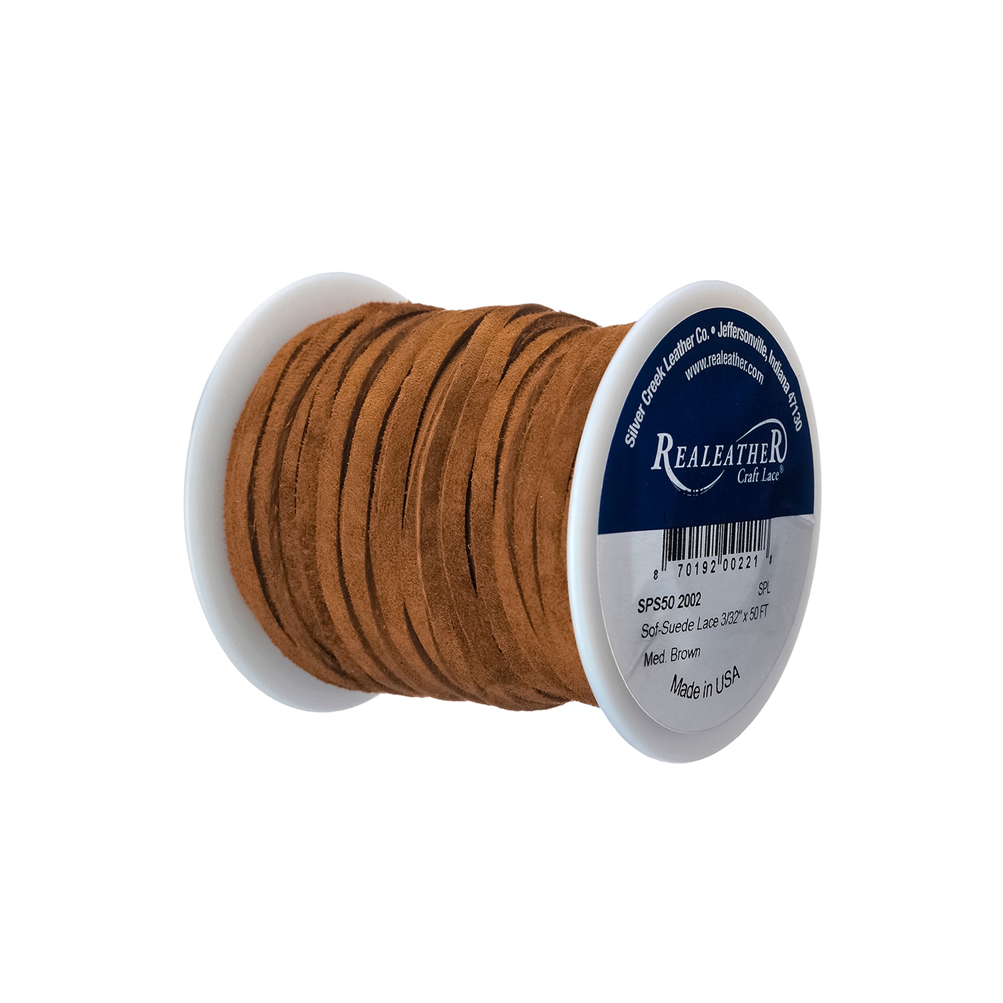 Sof-Suede Lace Spool, 3/32" x 50 ft