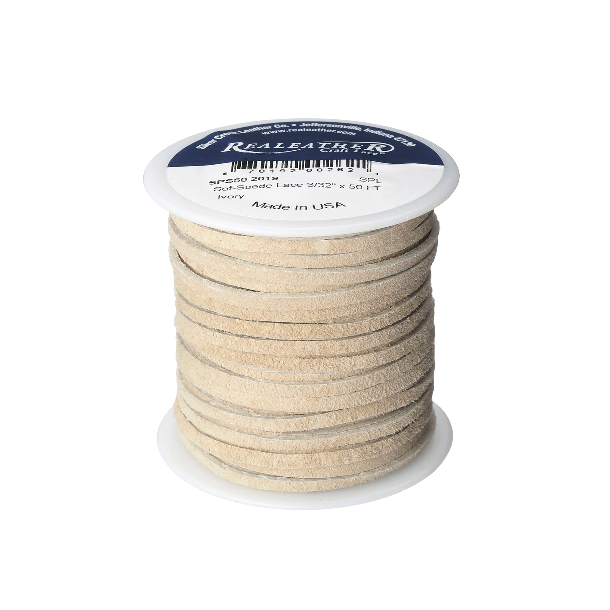 Sof-Suede Lace Spool, 3/32" x 50 ft