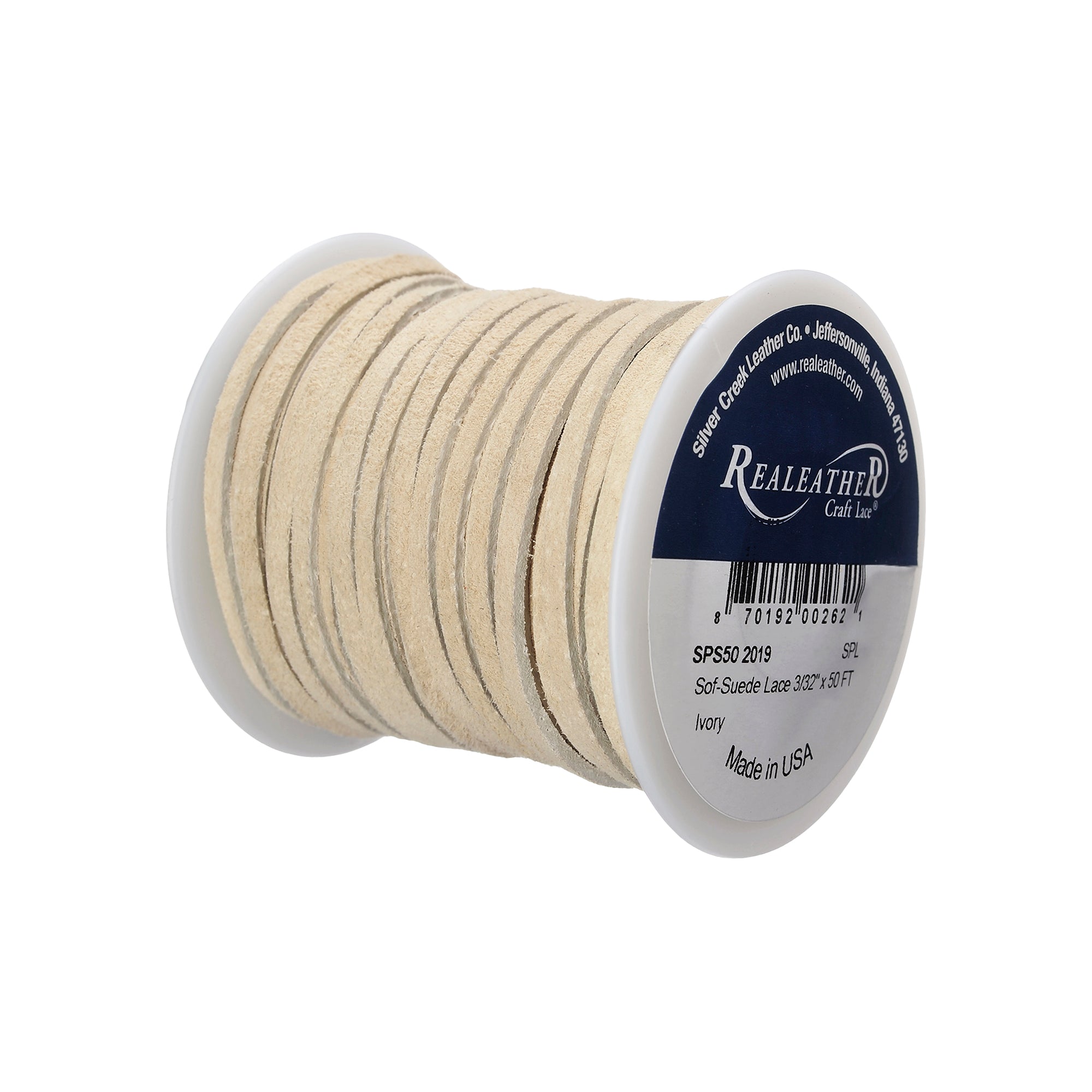 Sof-Suede Lace Spool, 3/32" x 50 ft