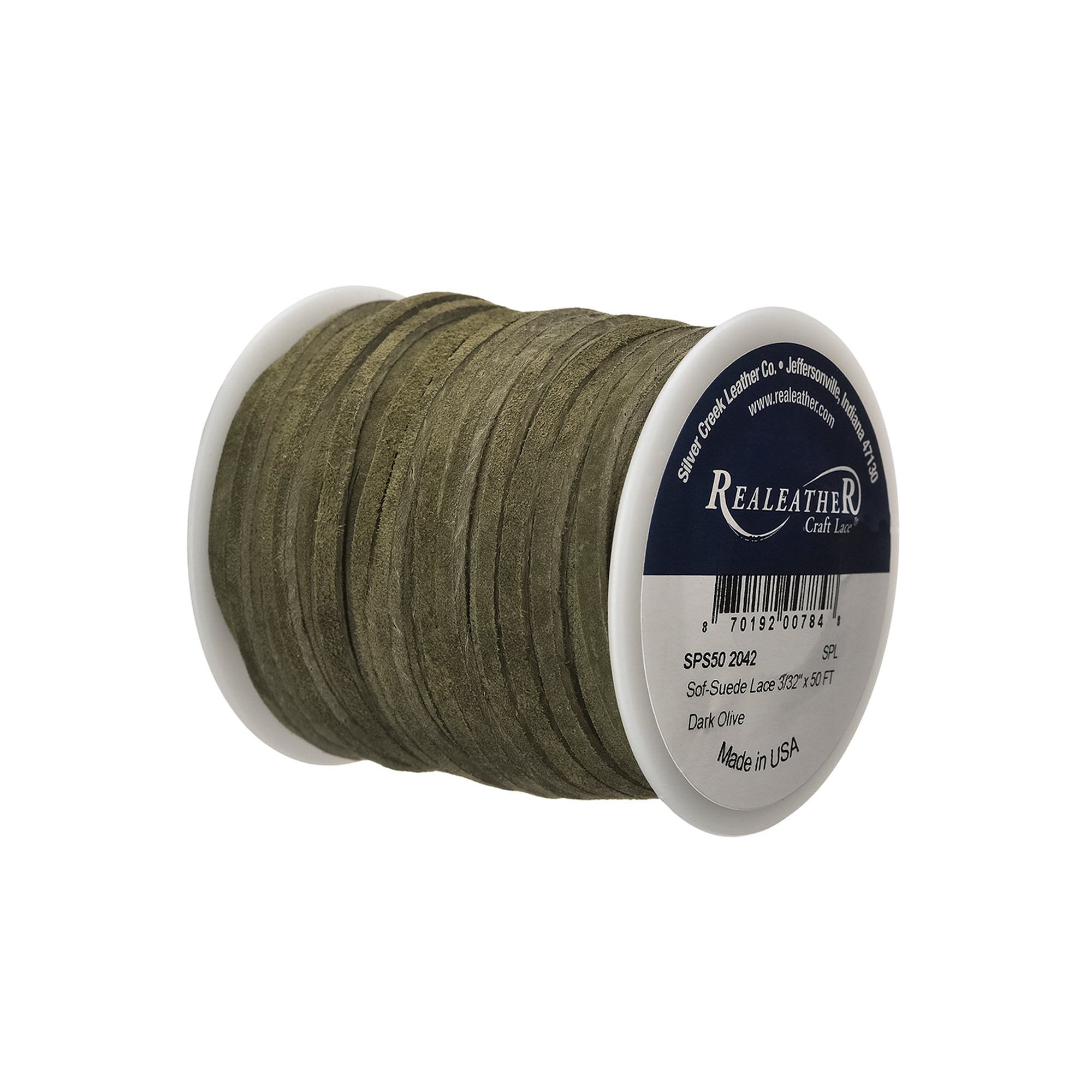 Sof-Suede Lace Spool, 3/32" x 50 ft