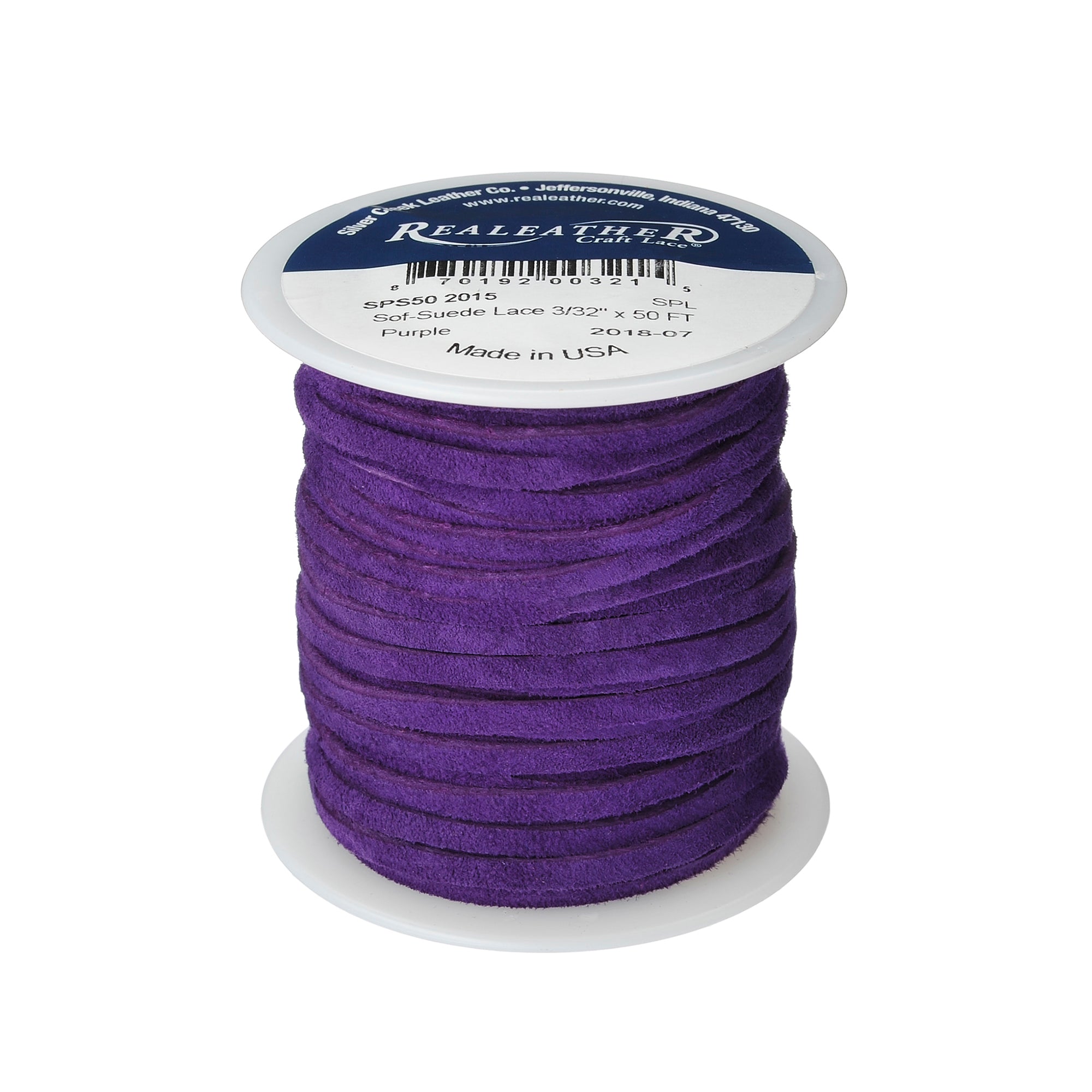 Sof-Suede Lace Spool, 3/32" x 50 ft
