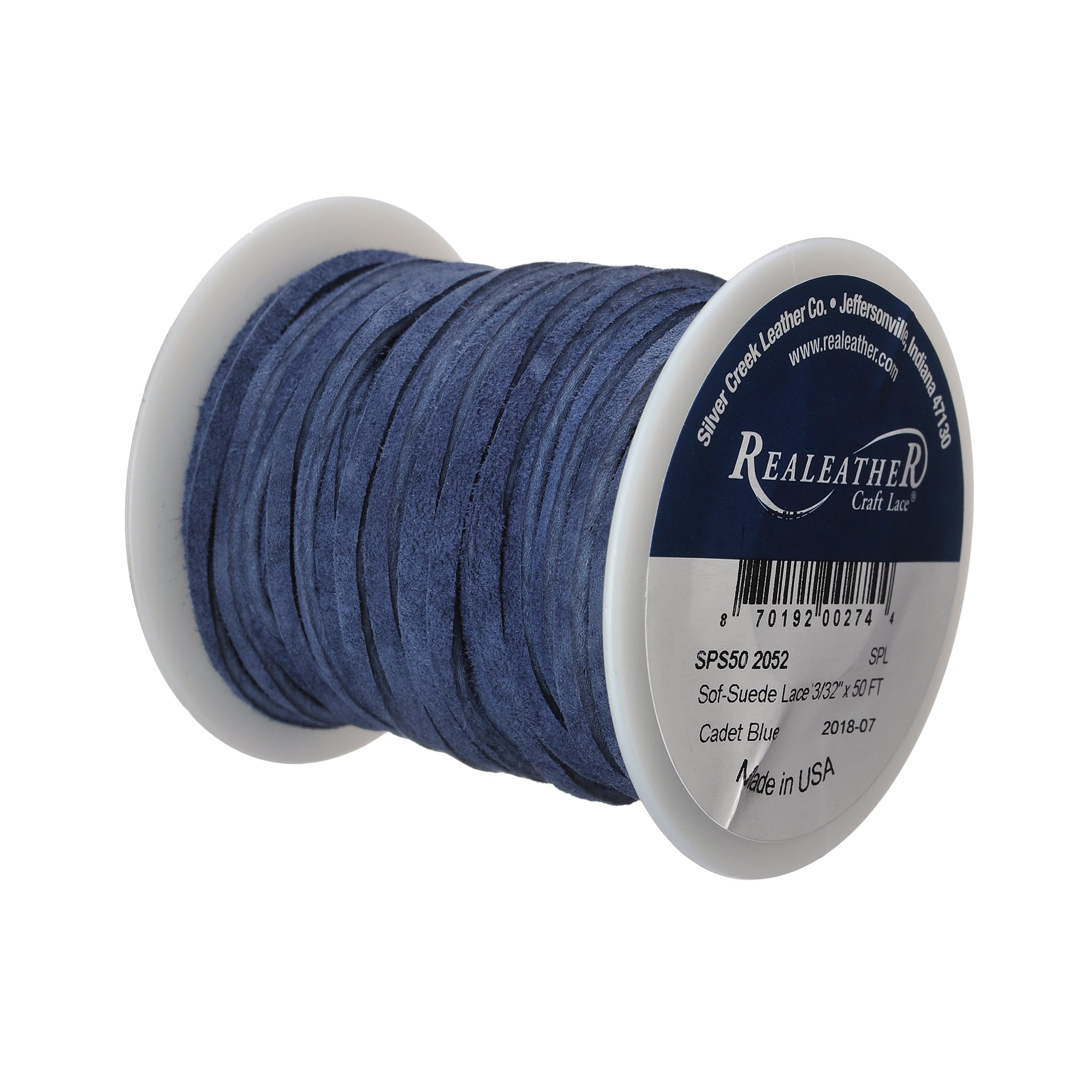 Sof-Suede Lace Spool, 3/32" x 50 ft