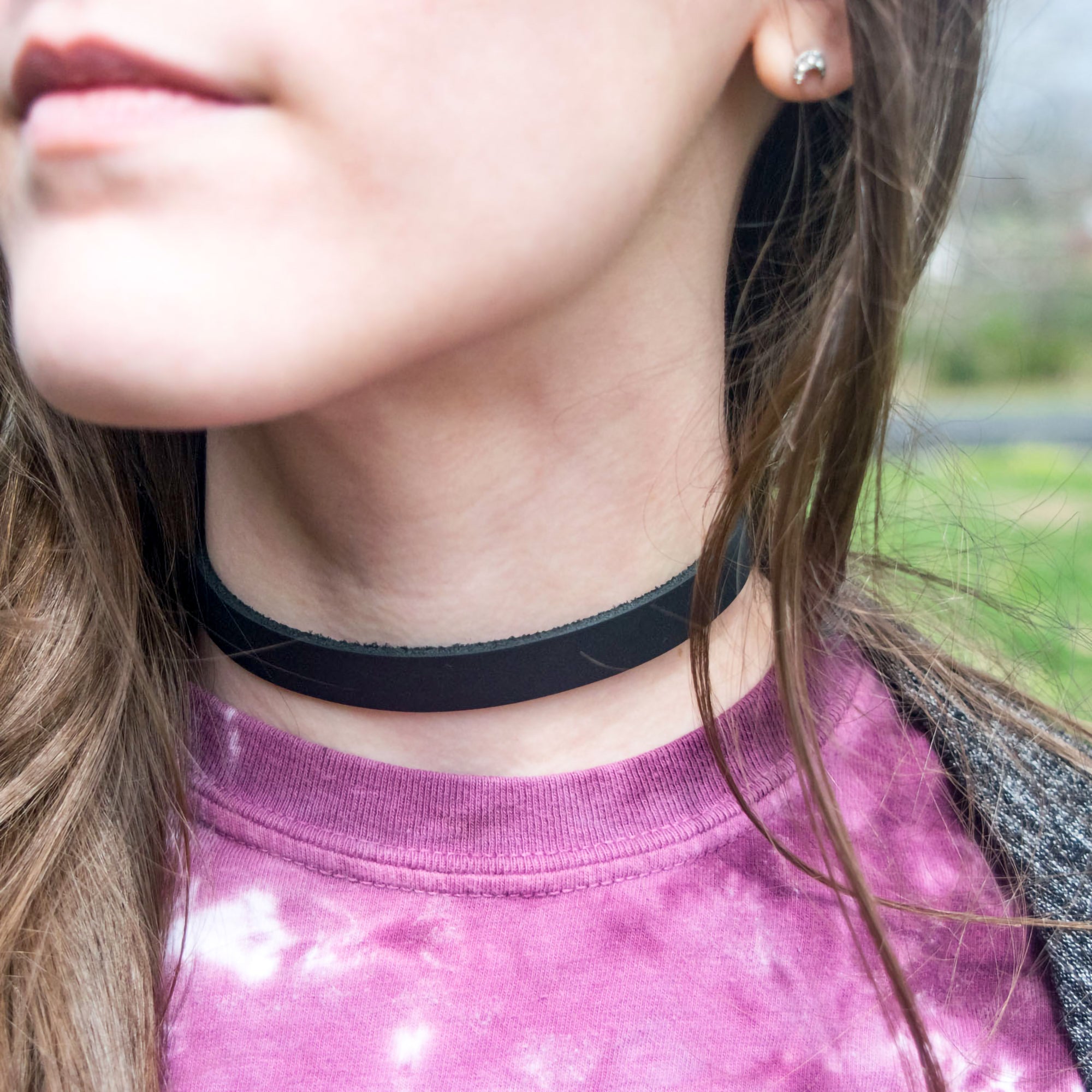 Leather Strip, 1/2" x 36", Brown