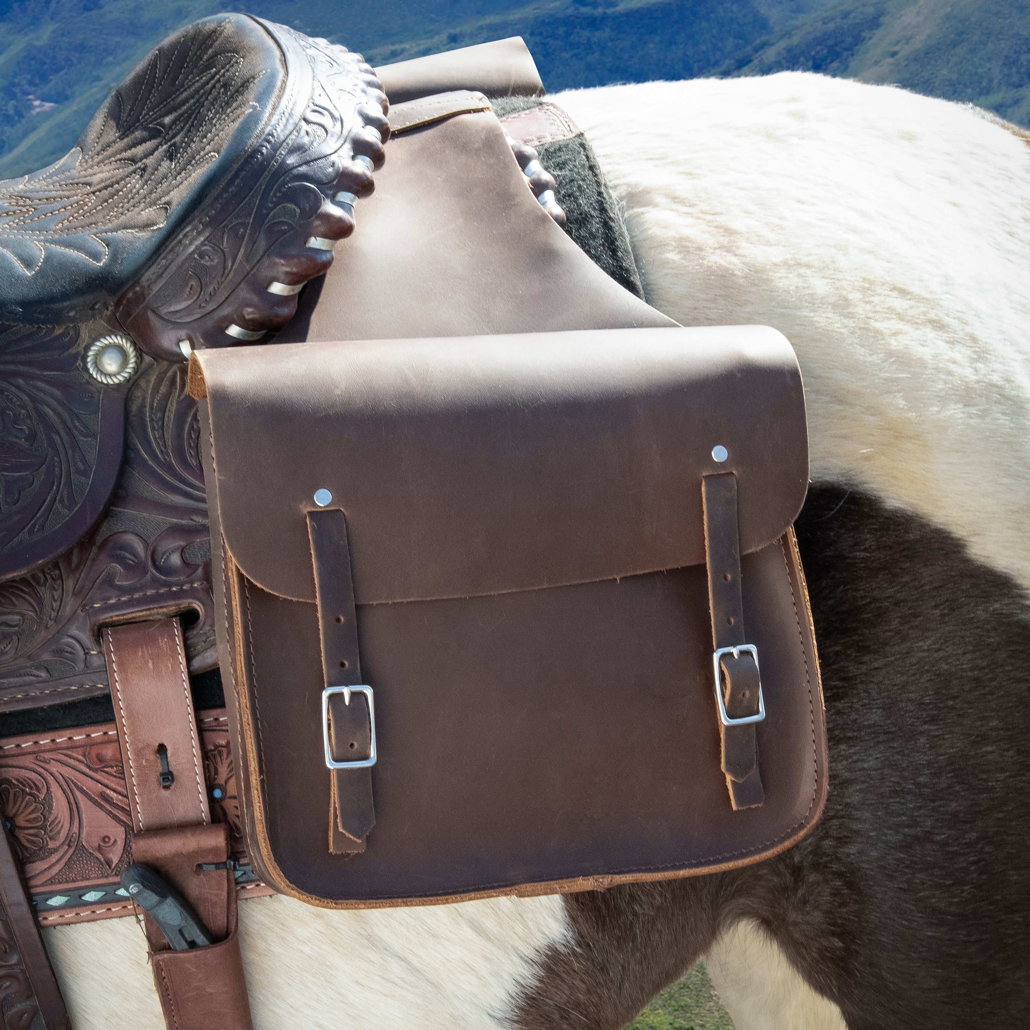 Square Saddle Bag