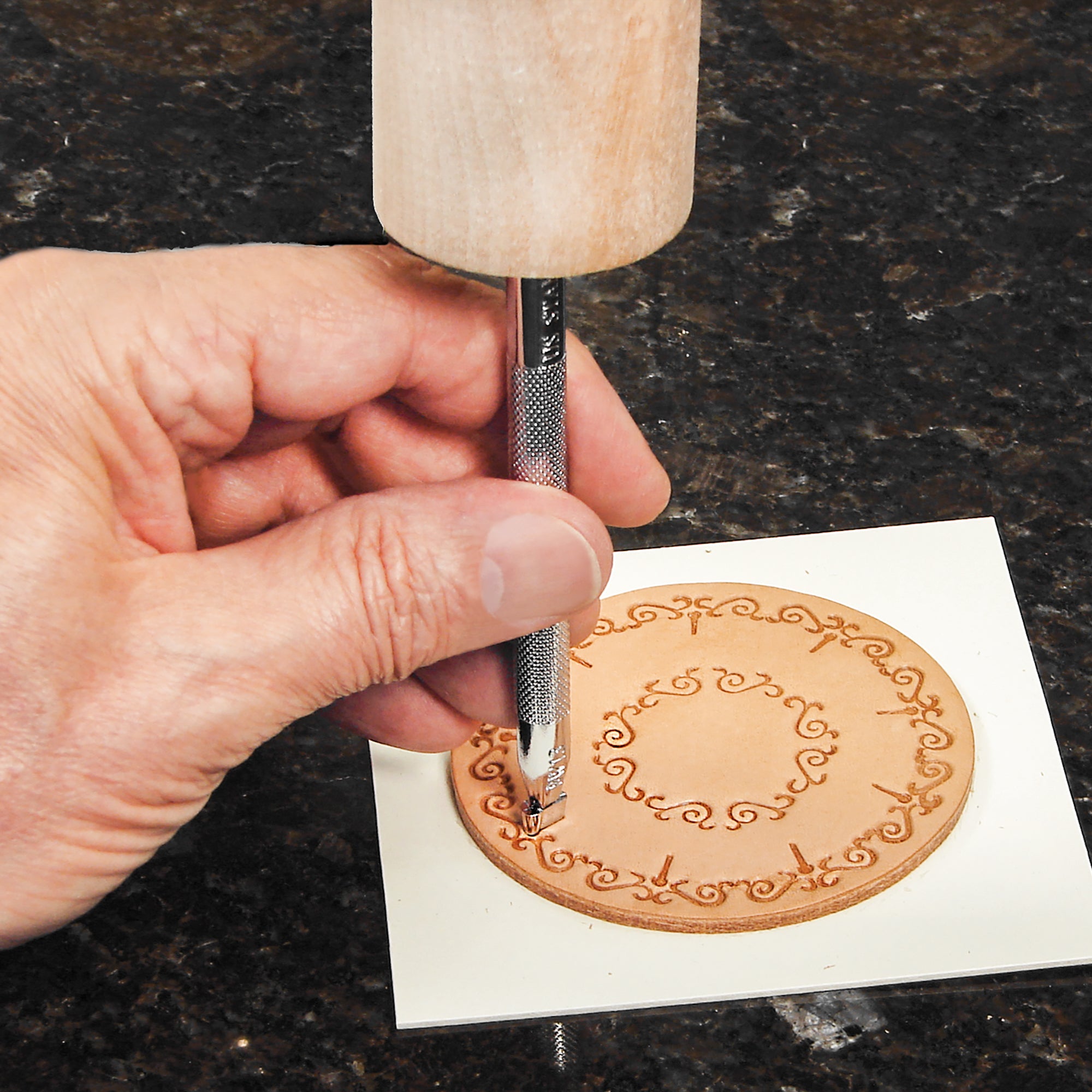 Flourish Stamp Set, 3/pc