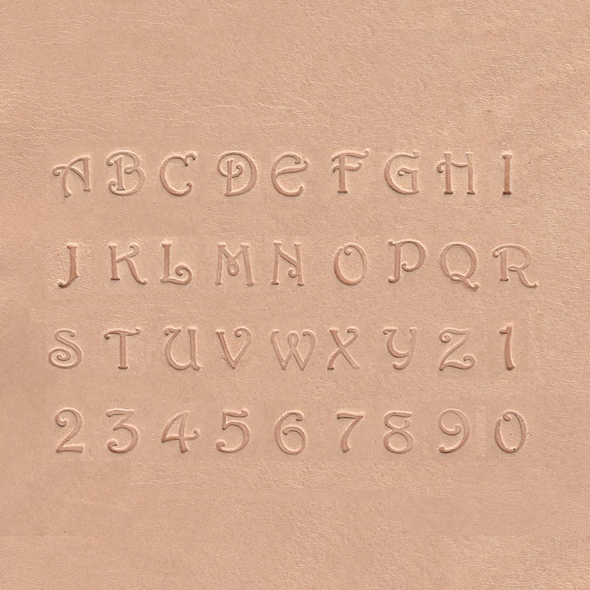 Realeather 3/8" Fancy Alphabet Set