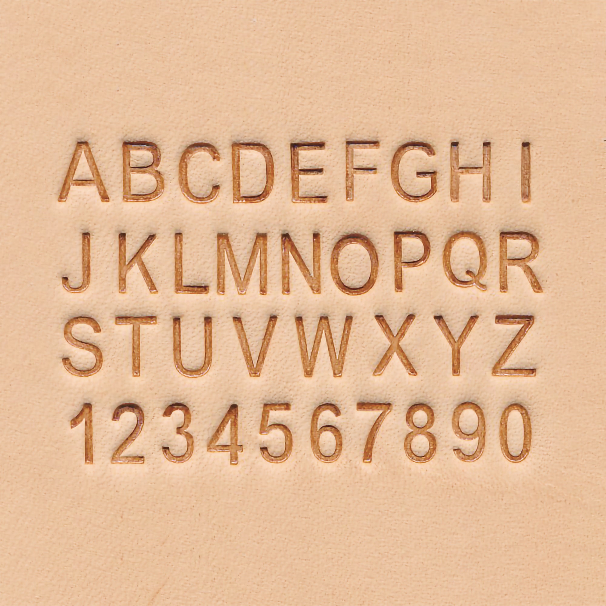 1/4" Alphabet and Number Set - 17255