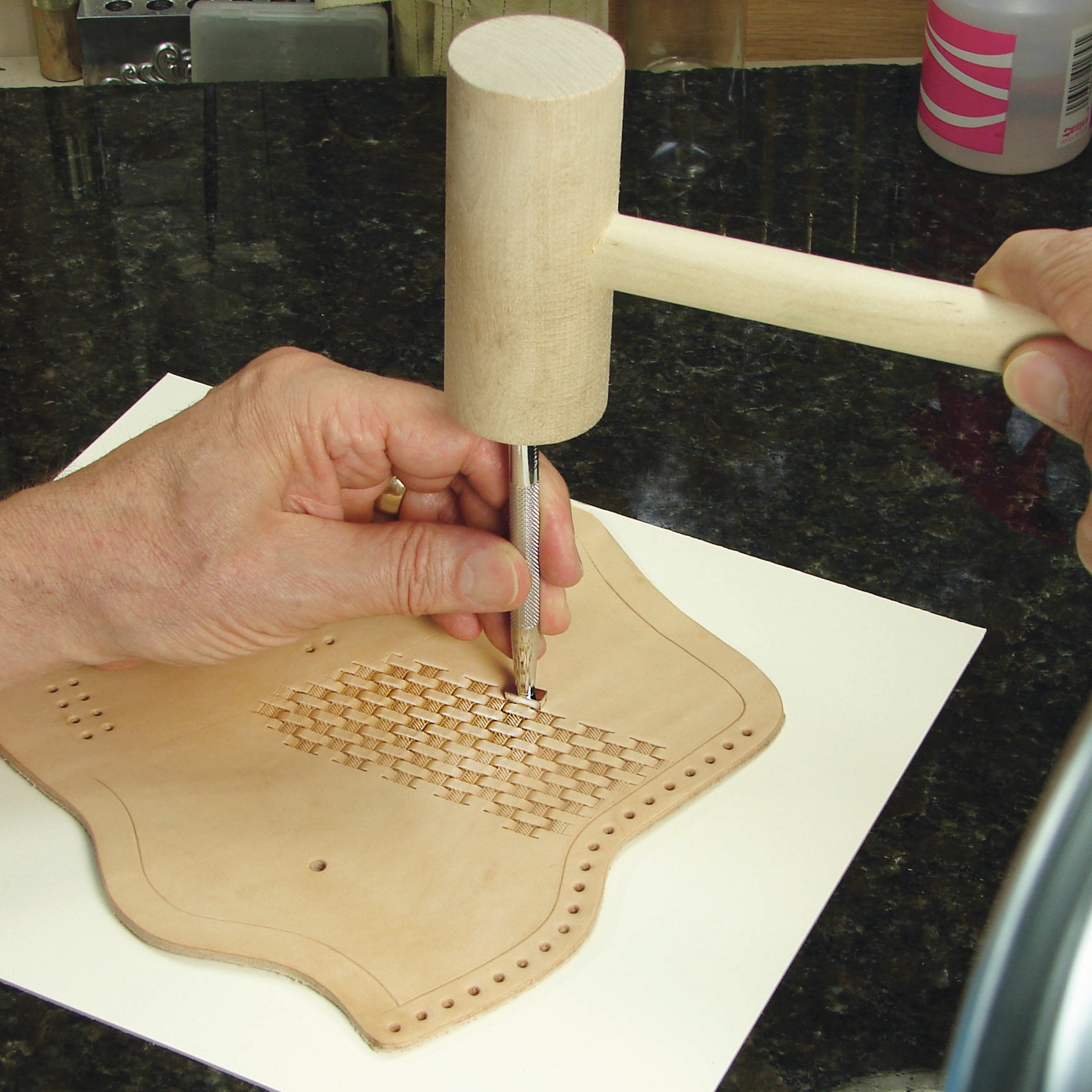 X513 Basketweave Stamping Tool