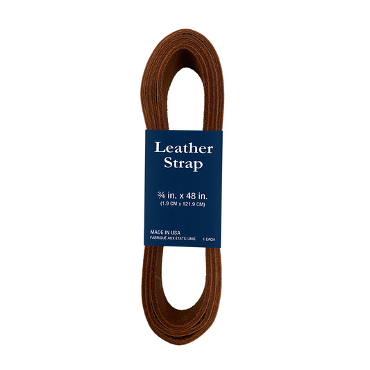 3/4" Leather Strap - 48 Inch Length