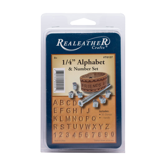 1/4" Alphabet/Number Set